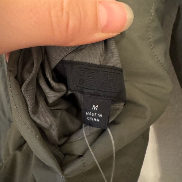 NWT Uniqlo Women’s Pile Lined Fleece Quilted Reversible Jacket Olive Green- M - Picture 5 of 9